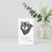 Carte de visite de Wolf de croquis vintage (Debout devant)