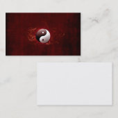 carte de visite de yang de yin (Devant / Derrière)