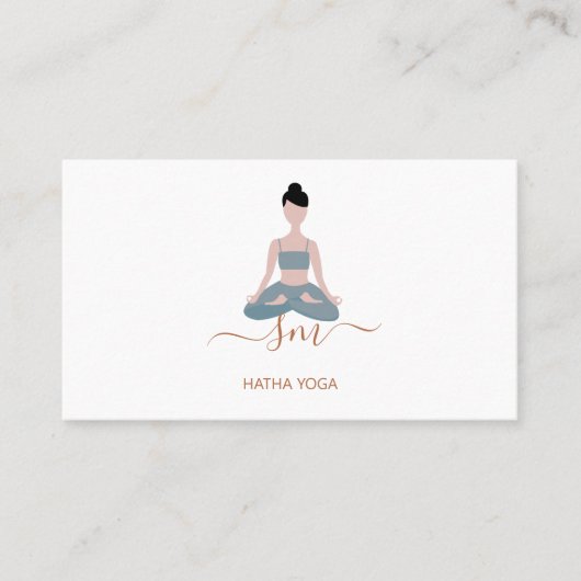 Carte de visite de yoga (Devant)