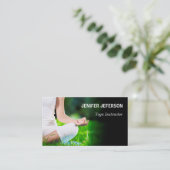 Carte de visite de yoga (Debout devant)