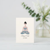Carte de visite de yoga (Debout devant)