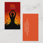 Carte de visite de yoga (Devant / Derrière)