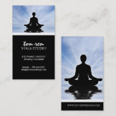 Carte de visite de yoga (Devant / Derrière)