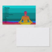 Carte de visite de yoga (Devant / Derrière)