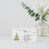 Carte de visite de yoga (Debout devant)