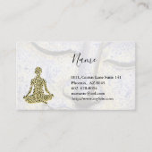 Carte de visite de yoga (Devant)