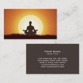 Carte de visite de yoga (Devant / Derrière)