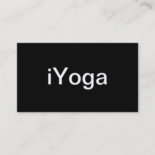 Carte de visite de yoga (Devant)