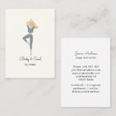 Carte de visite de yoga (Devant / Derrière)