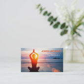 Carte de visite de yoga (Debout devant)