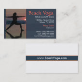 Carte de visite de yoga (Devant / Derrière)