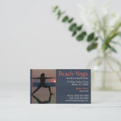 Carte de visite de yoga (Debout devant)
