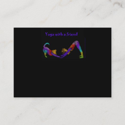 Carte de visite de yoga (Devant)