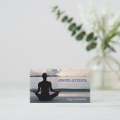 Carte de visite de yoga (Debout devant)