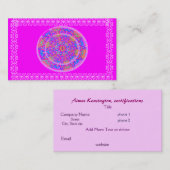 Carte de visite de yoga de spa de santé de santé (Devant / Derrière)