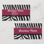 Carte de visite de Zabra (Devant / Derrière)