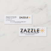 Carte de visite de Zazzle (Devant / Derrière)