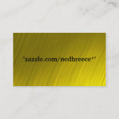 CARTE DE VISITE de zazzle.com/nedhreece*" - (Dos)