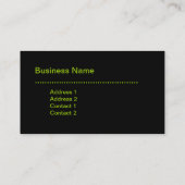 Carte de visite de zen (Dos)