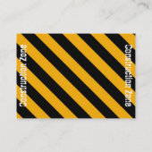 Carte de visite de zone de construction (Dos)