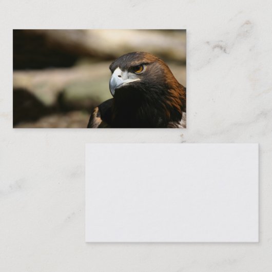 Carte de visite d'Eagle d'or (Devant / Derrière)