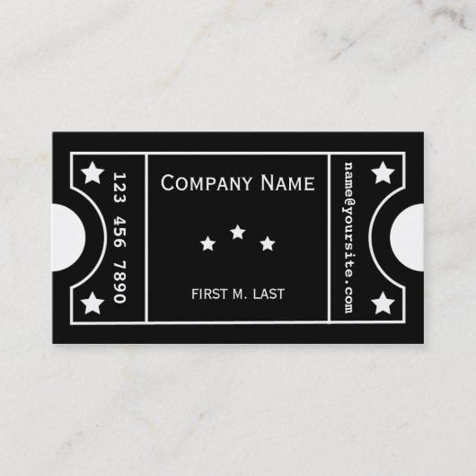 Carte De Visite Dean (Devant)