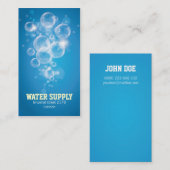 carte de visite d'eau propre (Devant / Derrière)