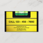 Carte De Visite Débit de bulle de niveau de l'esprit Faux (Dos)