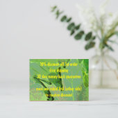 Carte de visite d'Ebiz (Debout devant)