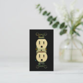 Carte De Visite Débouchés électriques de compagnie d'électricité (Debout devant)