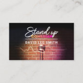 Carte De Visite Debout comédien (Devant)