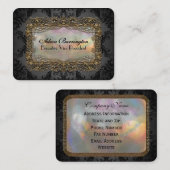 Carte De Visite Debsaulea Elegant Gold Professional (Devant / Derrière)