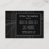 Carte De Visite Décapage numérique (Dos)