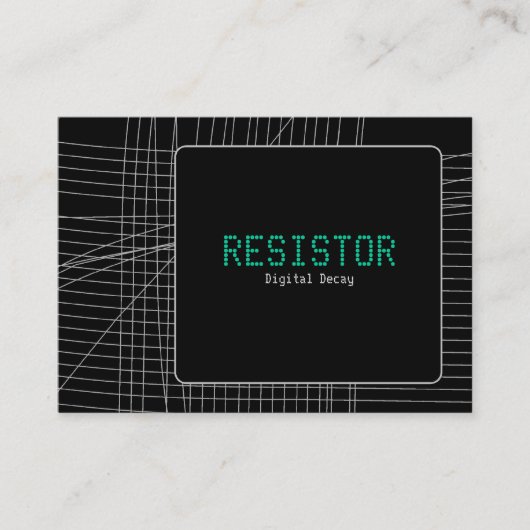 Carte De Visite Décapage numérique (Devant)