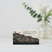 Carte De Visite Décharge de recycleur de mitraille ou centre de (Debout devant)