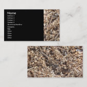 Carte De Visite Déchets de bois (Devant / Derrière)