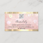 Carte De Visite Déchets de logo pour maquillage professionnel Esth (Dos)