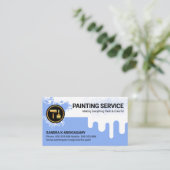 Carte De Visite Déchets Peinture humide Peinture maison (Debout devant)