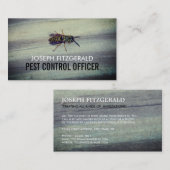 Carte De Visite Déchets sur le bois, lutte antiparasitaire (Devant / Derrière)