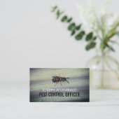 Carte De Visite Déchets sur le bois, lutte antiparasitaire (Debout devant)