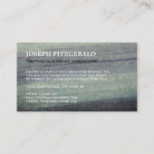 Carte De Visite Déchets sur le bois, lutte antiparasitaire (Dos)