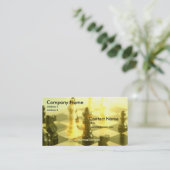 Carte de visite d'échiquier (Debout devant)