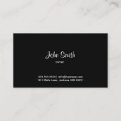 Carte de visite déchiré de lunettes et de livres (Dos)