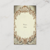 Carte de visite déchiré en lambeaux chic minable (Dos)