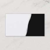 Carte De Visite Déchiré - Noir (Dos)