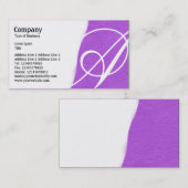 Carte De Visite Déchiré - Texture de papier brut (Devant / Derrière)