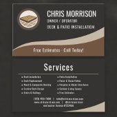 Carte De Visite Deck & Patio Installation Professional