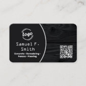 Carte De Visite Decking and Fencing Custom QR (Devant)