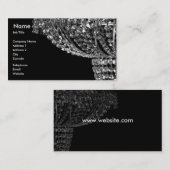 Carte de visite d'éclairage de lustre (Devant / Derrière)