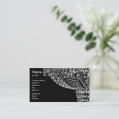 Carte de visite d'éclairage de lustre (Debout devant)